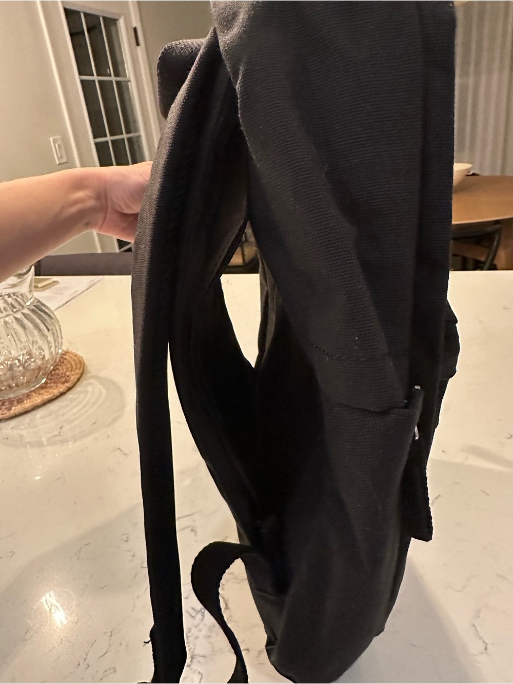 Black Everyday Backpack by IKEA - Durable Pockets, NWOT - Picture 4 of 6